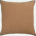 LINIA - Coussin points bourdon en coton - brun alep 45x45cm