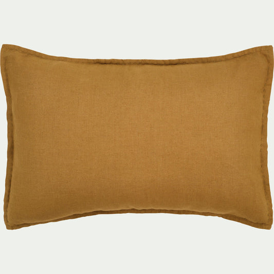 VINON - Coussin en lin lavé 40x60cm - brun alep