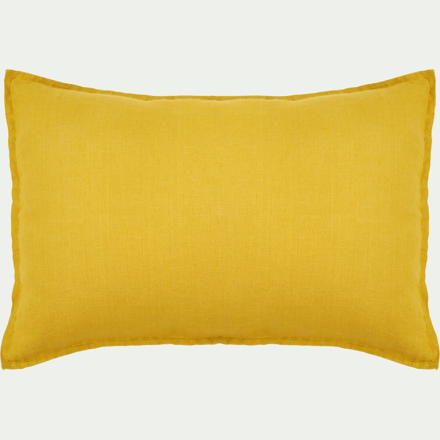 VINON - Coussin en lin lavé 40x60cm - jaune archillea