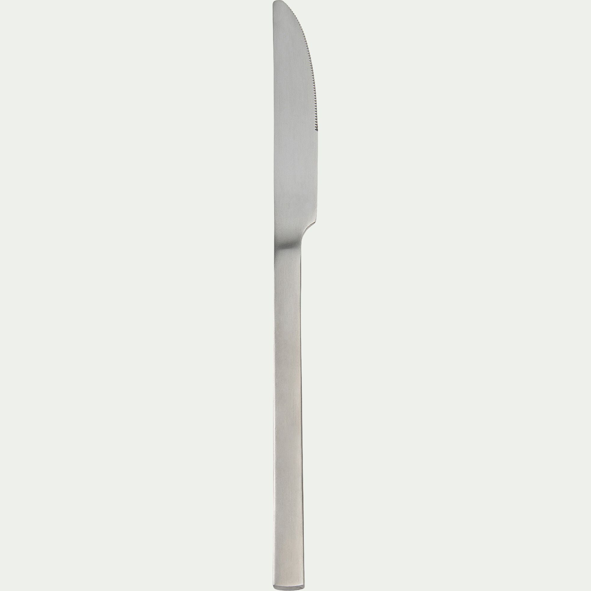 GRESSIN - Couteau en inox finition satinée - argenté