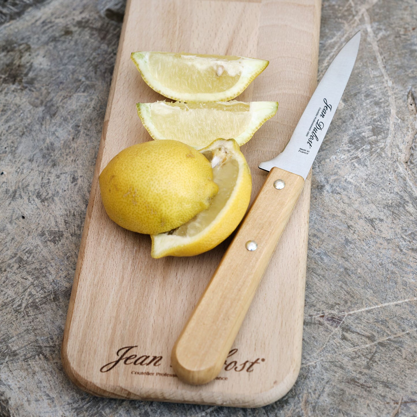TRADITION - Couteau multi-usages en inox et bois d'olivier 25cm - naturel