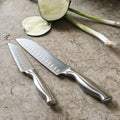 ESPACE - Couteau santoku en inox 25cm