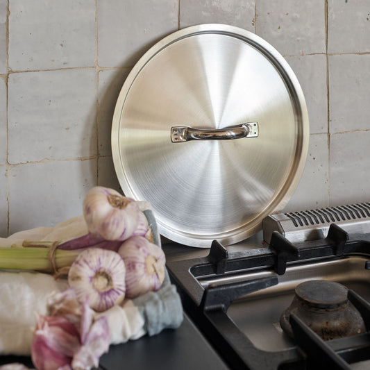 PRIM APPETY - Couvercle en inox De Buyer - argenté D24 cm