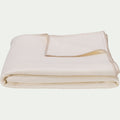 KALI - Couvre-lit en triple gaze de coton 180x230cm - blanc ventoux