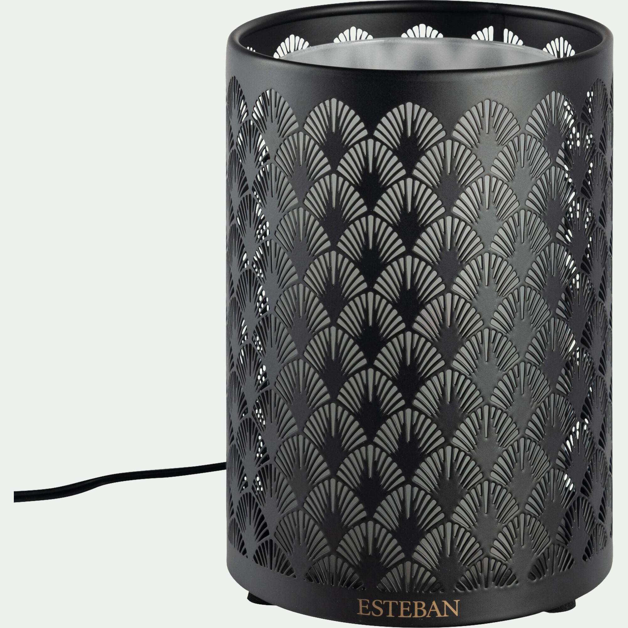 BRUME - Diffuseur de parfum électrique en métal noir lumière - 100ml