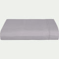 CALANQUES - Drap plat en coton 270x300cm - gris restanque