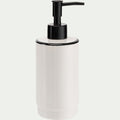 DIVI - Distributeur à savon en grès - blanc H18,50cm