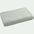 COLINE - Drap de bain en bouclettes de coton bio 90x150cm - vert olivier