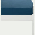 CALANQUES - Drap housse enfant en coton 90x200+B20cm - bleu figuerolles