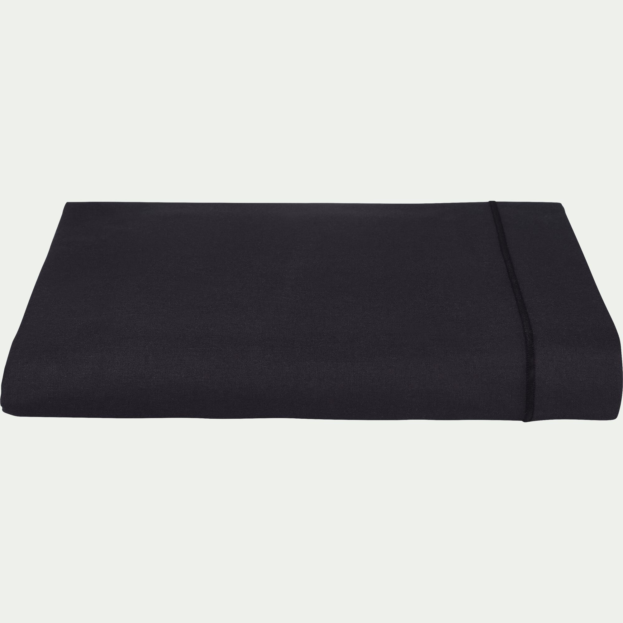 CALANQUES - Drap plat en coton 270x300cm - gris calabrun