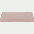 CALANQUES - Drap plat en coton 270x300cm - rose rosa