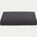 CALANQUES - Drap plat en coton 270x300cm - gris ardoise