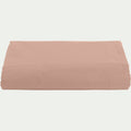 FLORE - Drap plat en percale de coton 270x300cm - rose salina