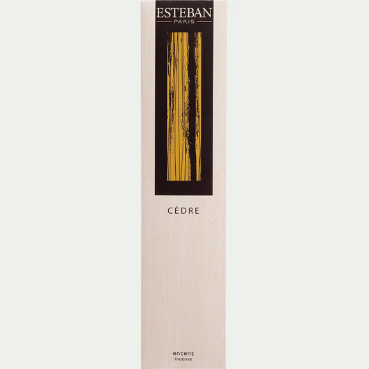 ESTEBAN - Batons d'encens indien senteur cèdre