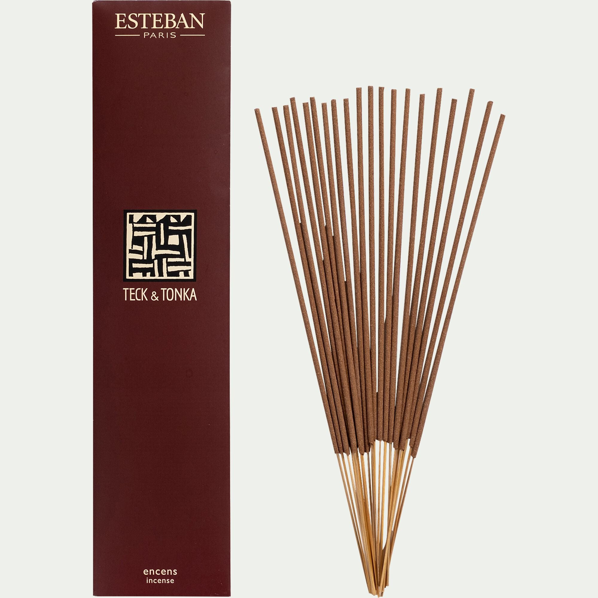ESTEBAN - Batons d'encens indien senteur teck et tonka