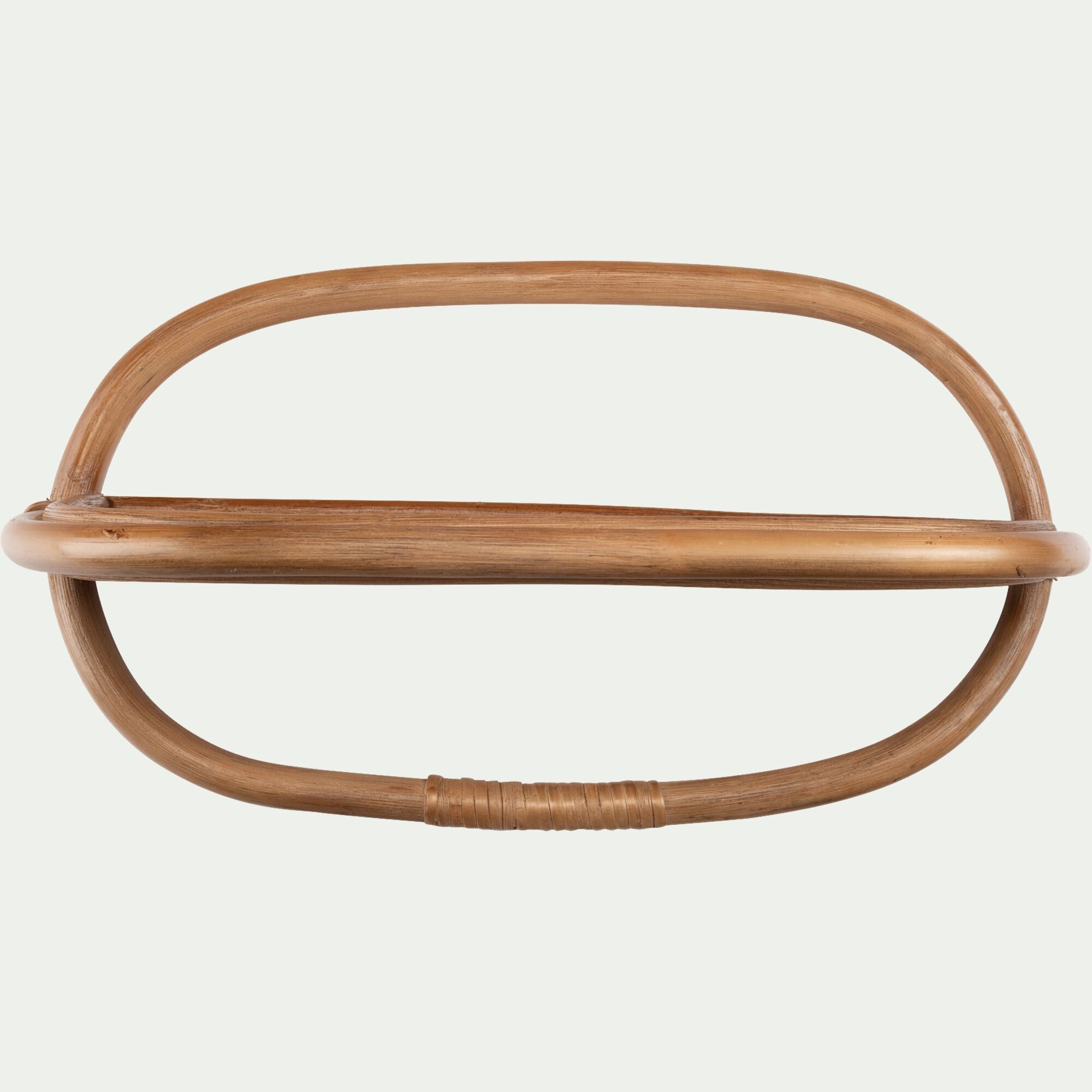 HOUSSI - Étagère murale décorative en rotin - naturel L40xH23cm
