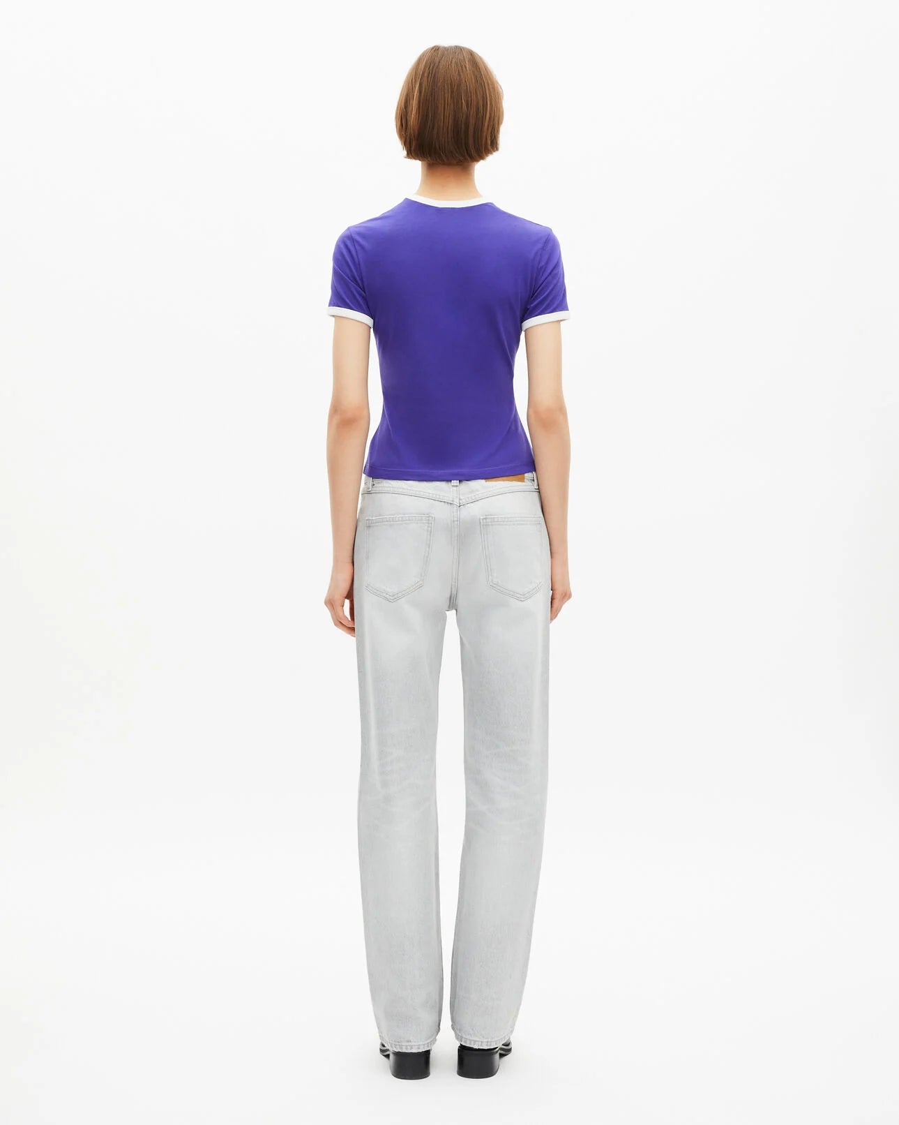 T-Shirt avec sérigraphie Violet
