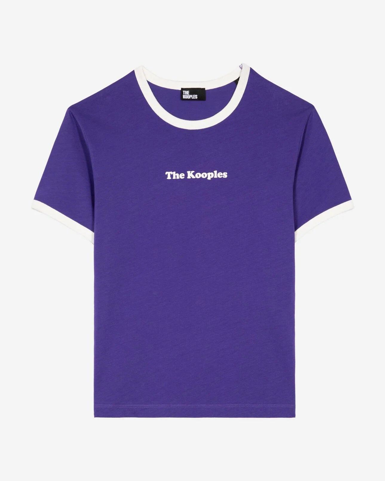 T-Shirt avec sérigraphie Violet