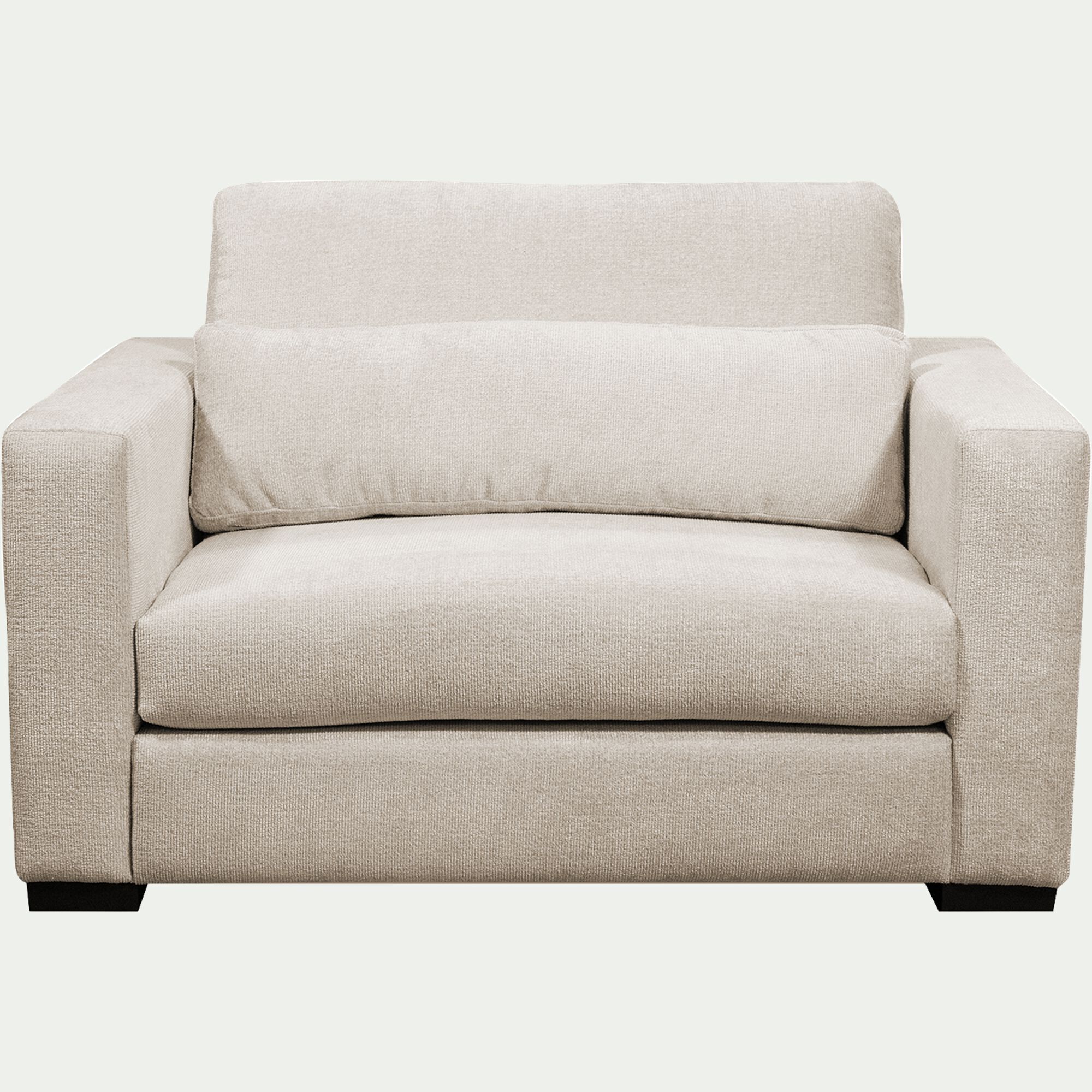 BATIS - Fauteuil fixe en tissu Genesis 1,5 places - beige