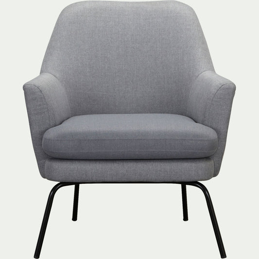 MONA - Fauteuil en tissu - gris restanque