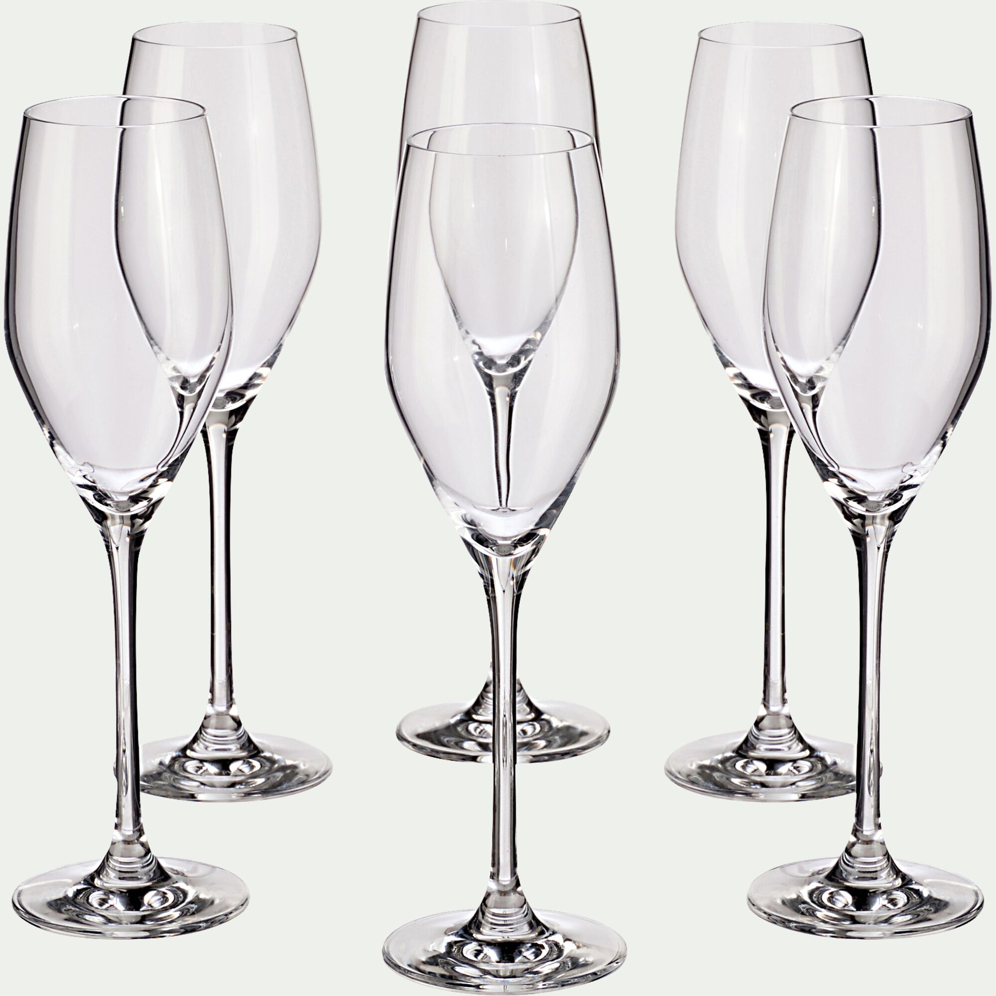FAVOURITE - Flûte à champagne en cristallin 17cl - transparent