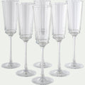 MACASSAR - Flûte à champagne en cristallin 17cl - transparent
