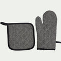 Manoufle - Lot de manique et gant - gris anthracite