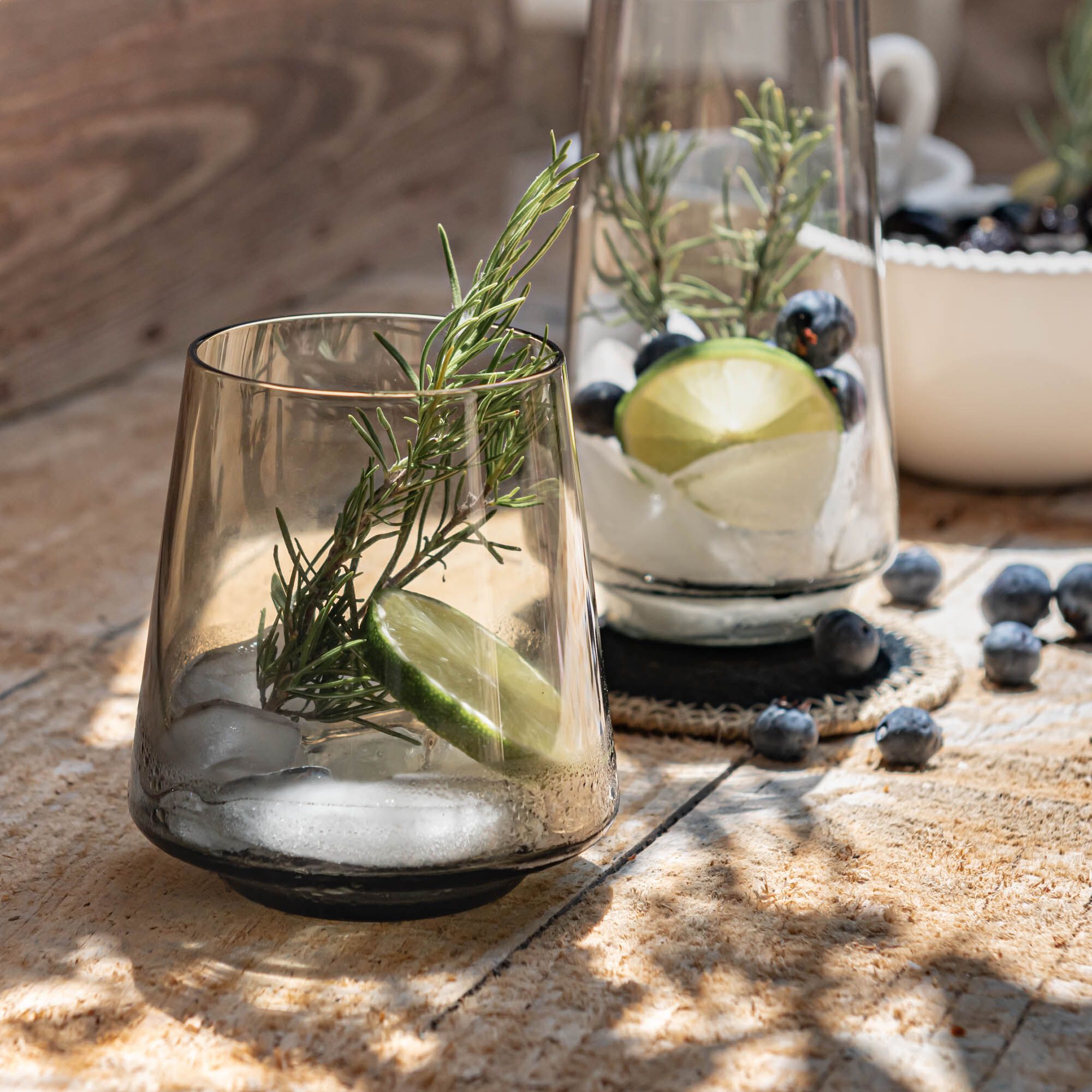 BOCK - Gobelet bas en verre sodo-calcique 44cl - noir