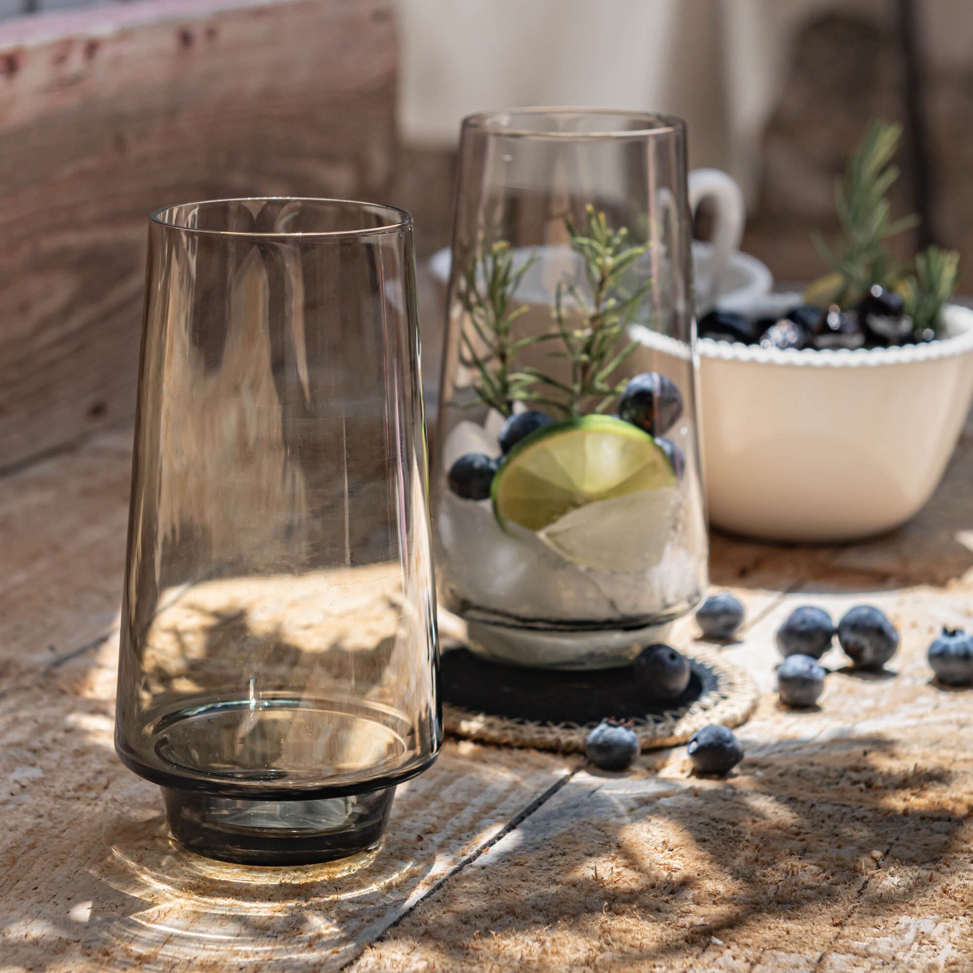 BOCK - Gobelet haut en verre sodo-calcique 46cl - noir