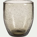 BULLA - Gobelet en verre bullé 35cl - gris