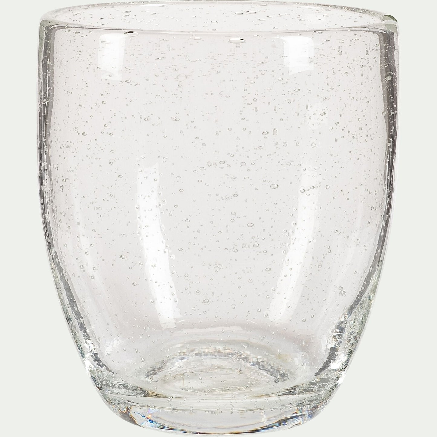 BULLA - Gobelet en verre bullé 35cl - transparent