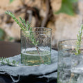 LANG - Gobelet texturé en verre 34cl - transparent