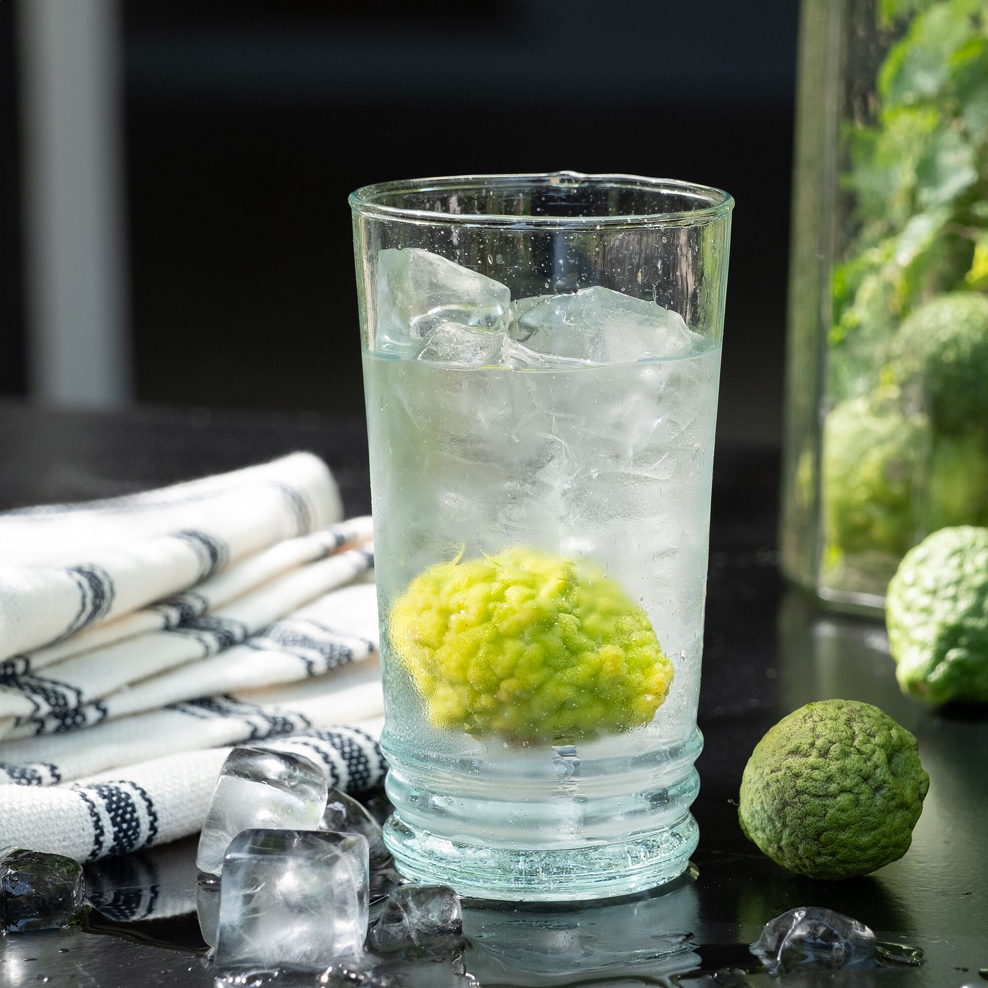 BELDI - Gobelet haut en verre recyclé 30cl - transparent