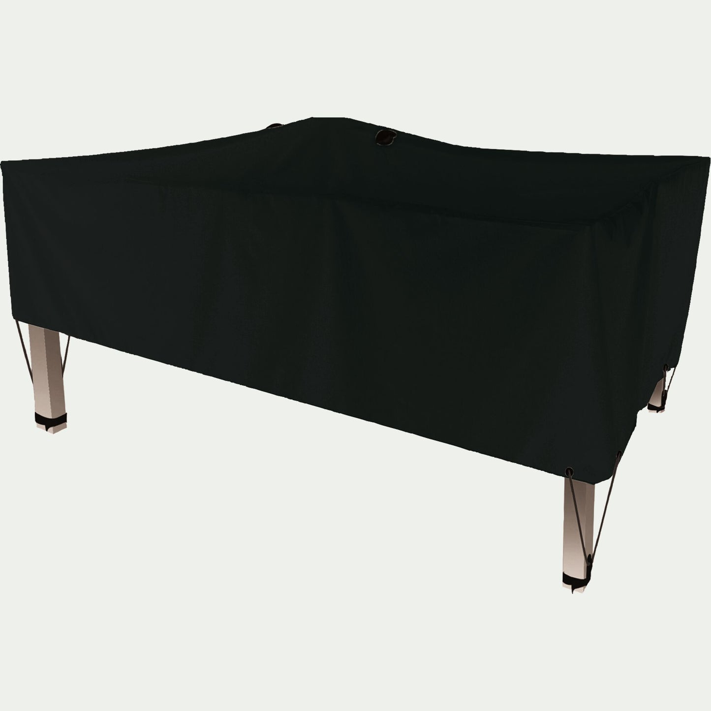 RIANS - Housse de protection pour table - noir - (L200x130xH60cm)