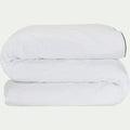 BONSON - Housse de couette en percale de coton 240x220cm - blanc