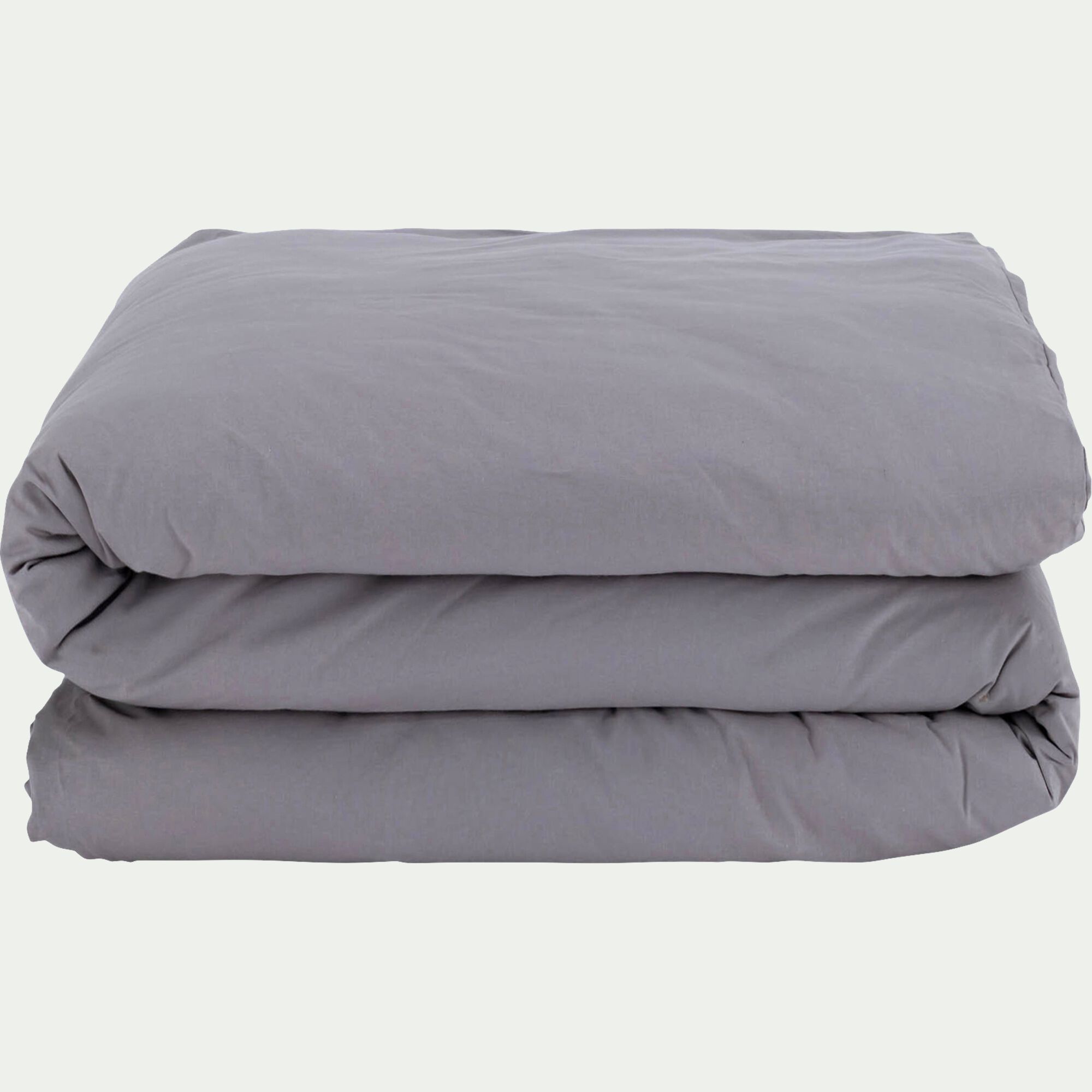 CALANQUES - Housse de couette en coton 240x220cm - gris restanque