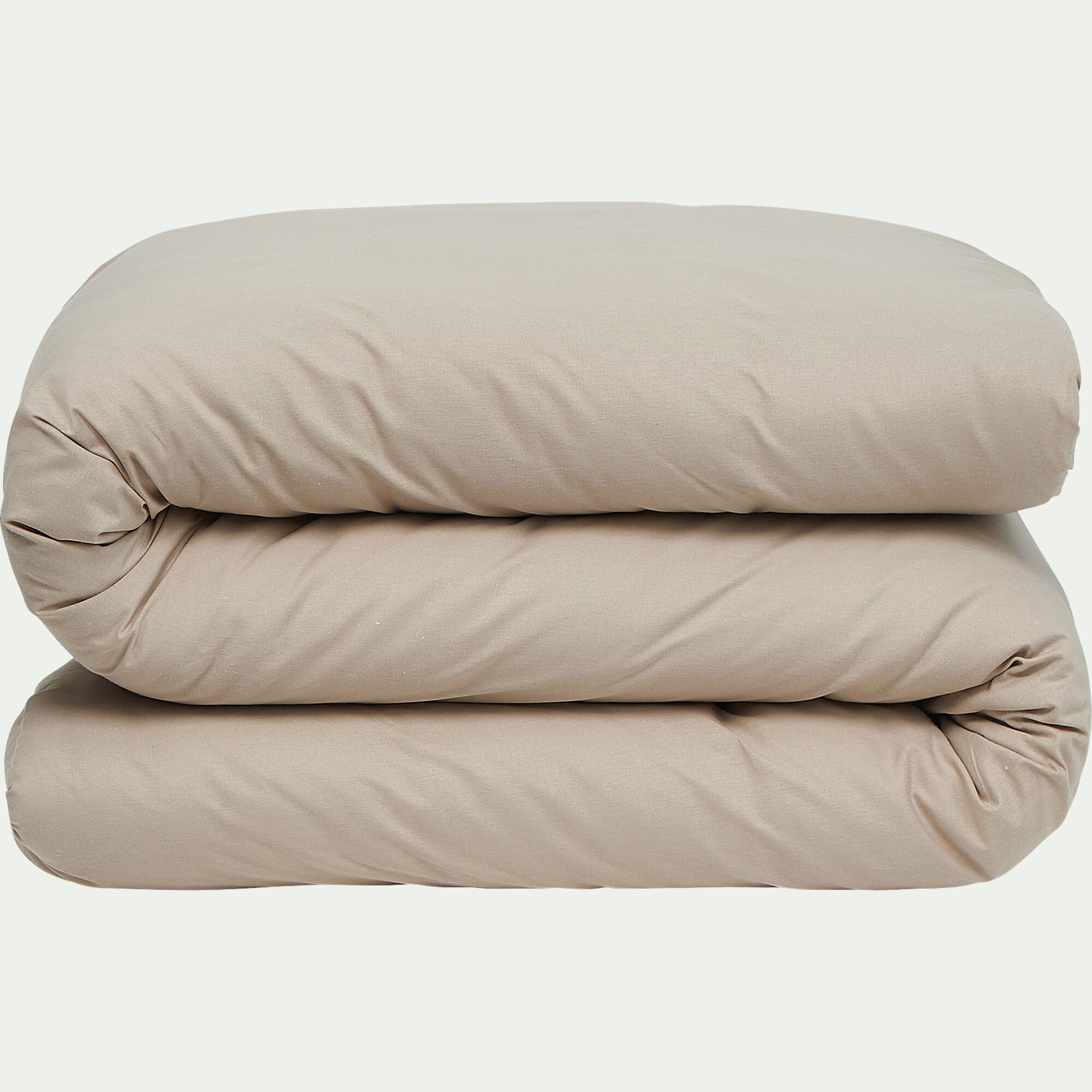 CALANQUES - Housse de couette en coton 260x240cm - beige alpilles