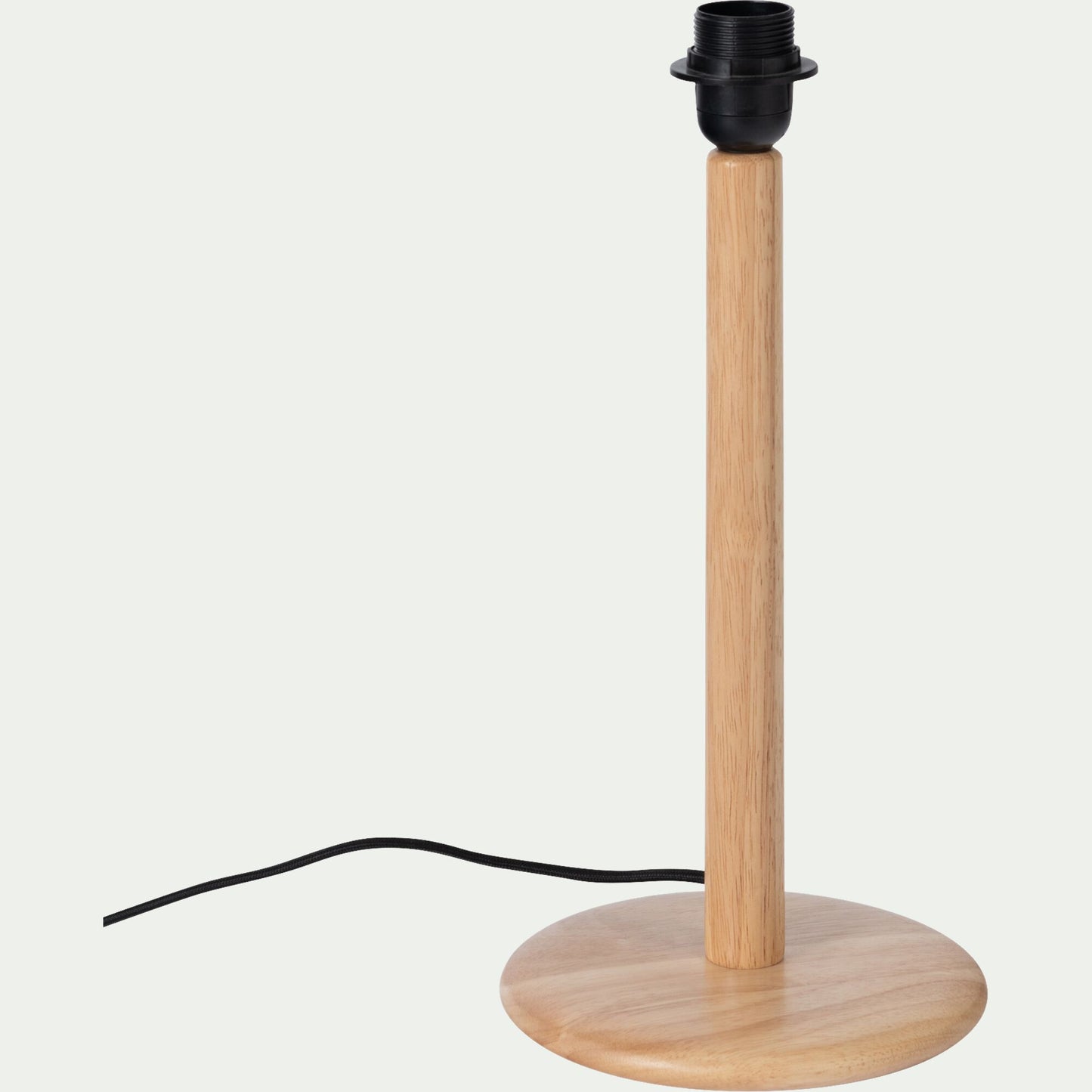 MILINA - Pied de lampe en hévéa H41,5cm - bois clair