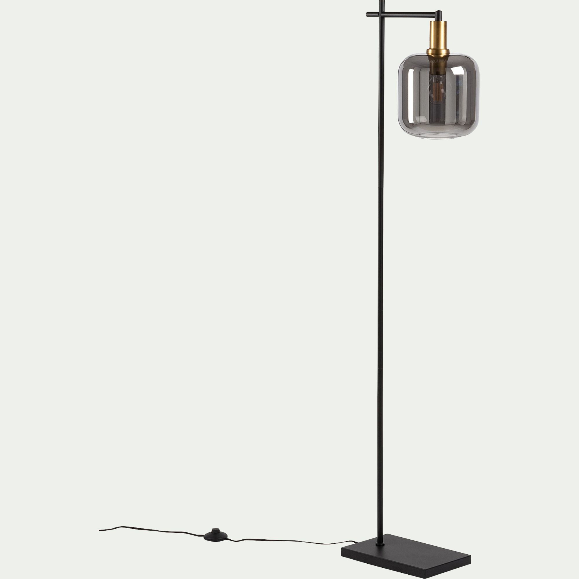 JOANET - Lampadaire en acier - noir