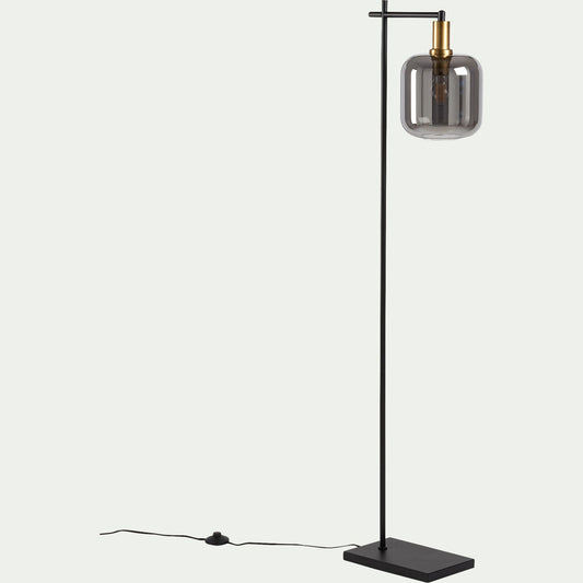 JOANET - Lampadaire en acier - noir