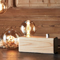 CARINA - Lampe à poser en bois intensité variable H7cm