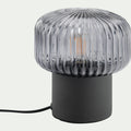 JANY - Lampe à poser en verre D16cm - noir