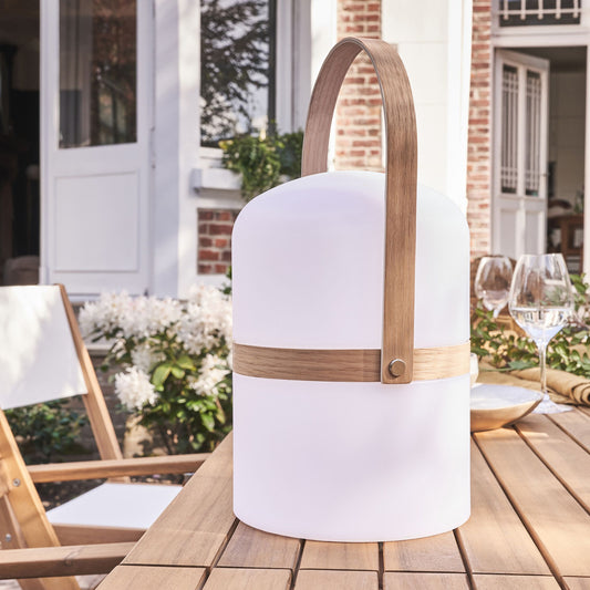 NOMADE - Lampe à poser pour l'extérieur H36xD18cm - blanc