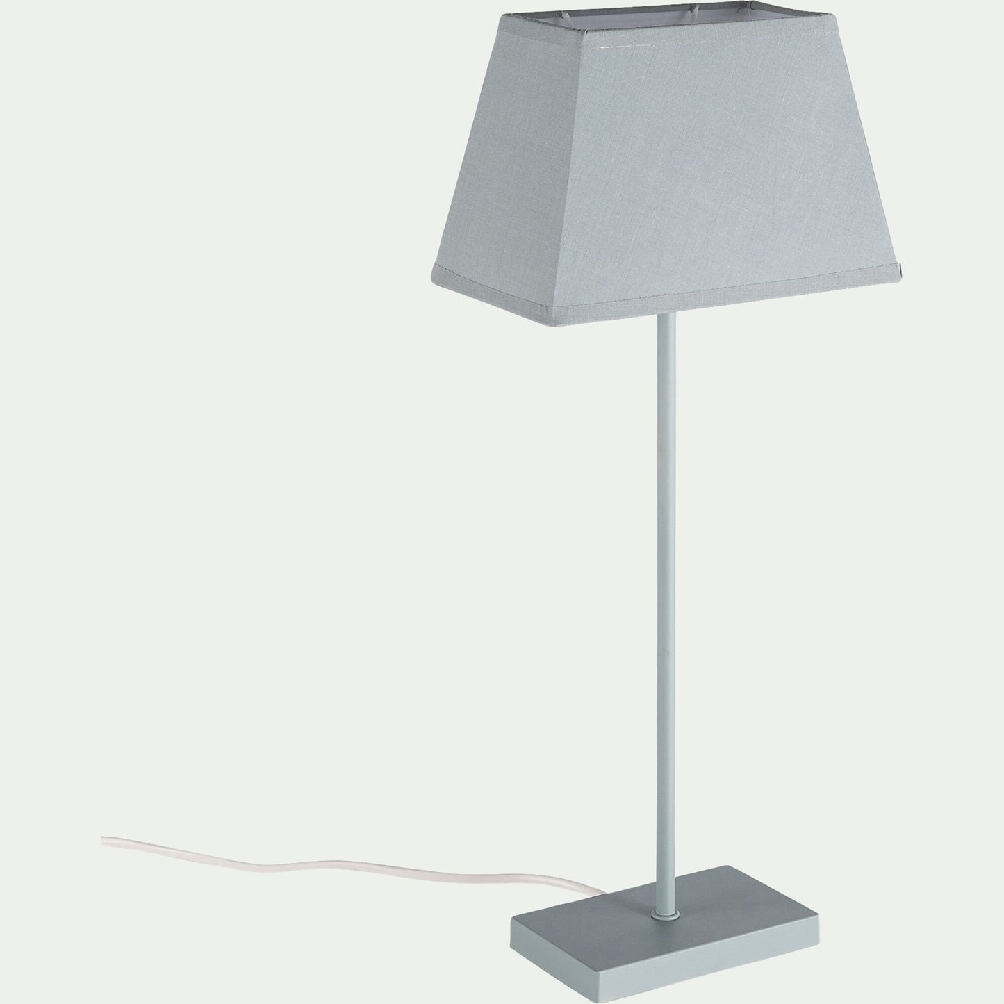 SVELTA - Lampe à poser électrifiée en coton - bleu calaluna H47cm