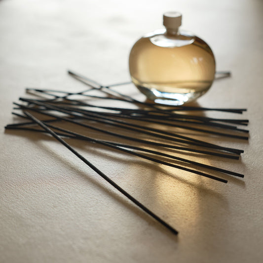 ROTIN - Lot de 15 tiges en rotin pour diffuseur de parfum