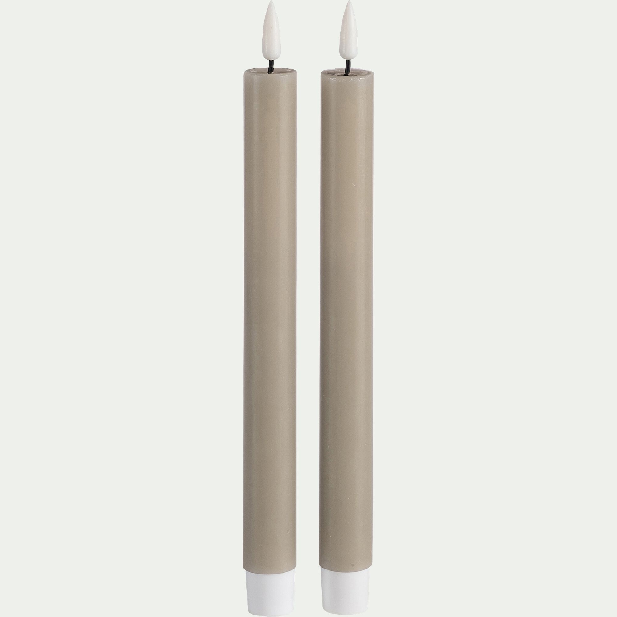 ARLANO - Chandelles à LED - taupe