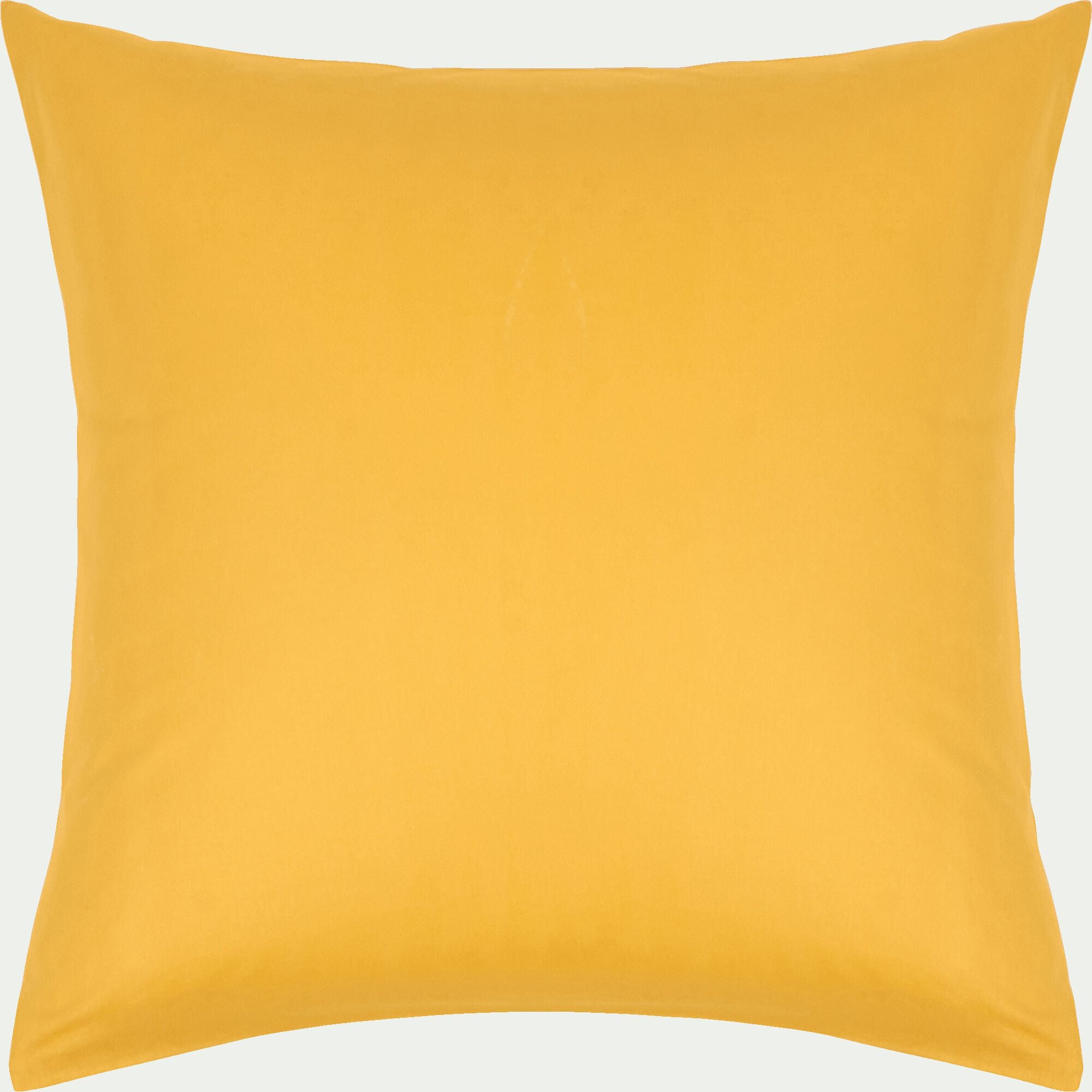 CALANQUES - Lot de 2 taies d'oreiller en coton - jaune genet 65x65cm