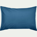 CALANQUES - Lot de 2 taies d'oreiller en coton - bleu figuerolles 50x70cm