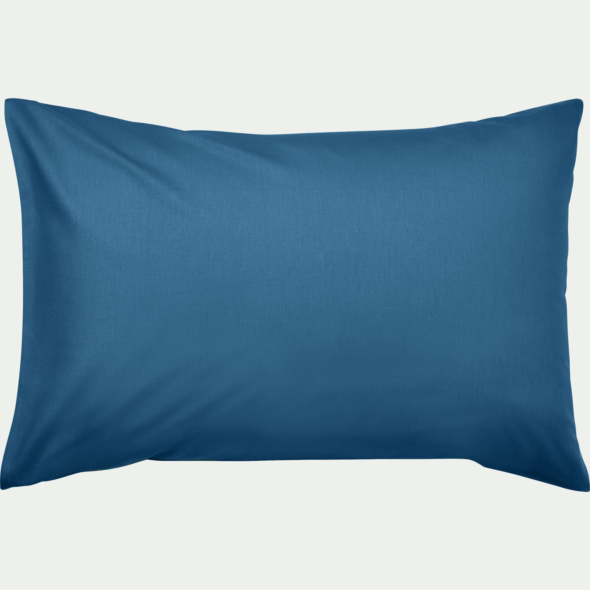 CALANQUES - Lot de 2 taies d'oreiller en coton - bleu figuerolles 50x70cm
