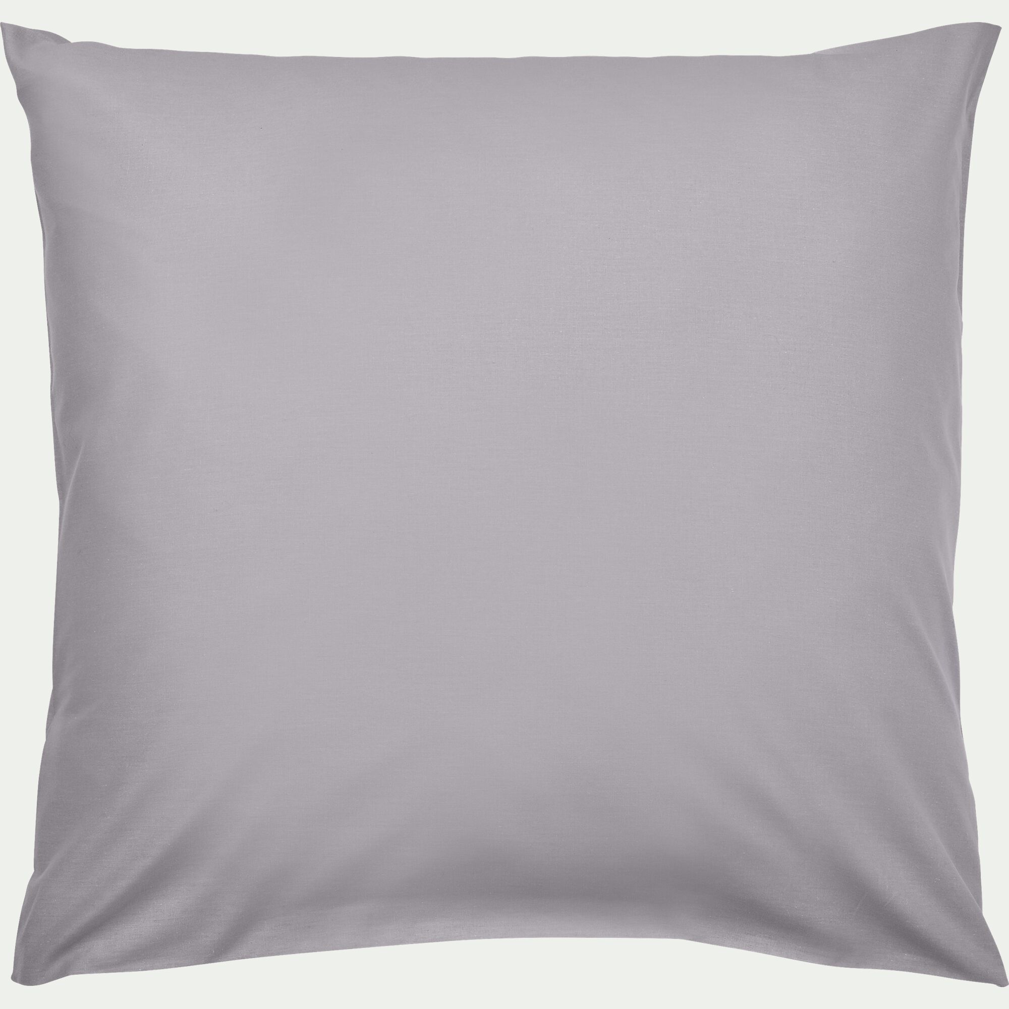 CALANQUES - Lot de 2 taies d'oreiller en coton - gris restanque 65x65cm